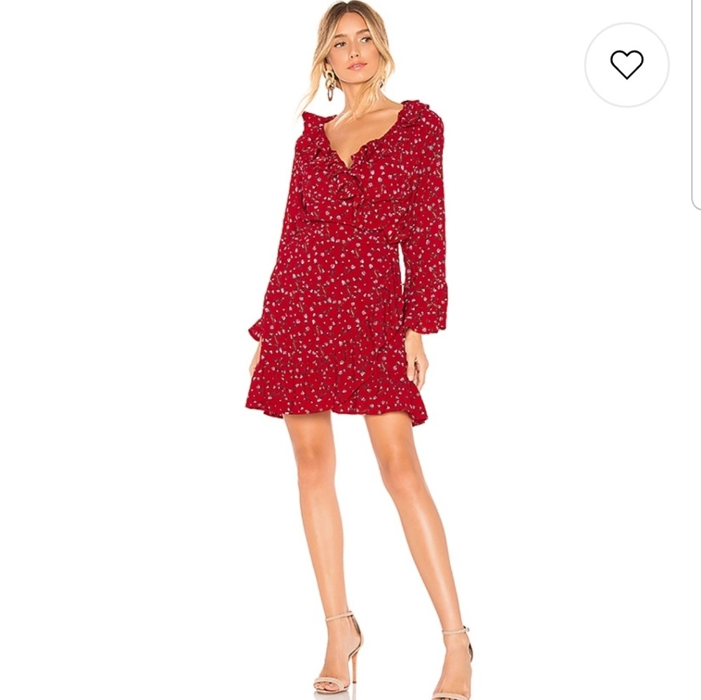 Revolve Lucy Dress in brick